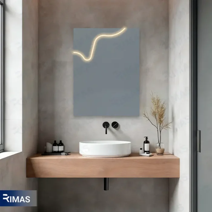 آینه بک لایت گیسو مستطیل 45*60 بدون تاچ - Image 1