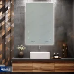 آینه بک لایت لارا مستطیل 100*90 حرکتی