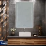 آینه بک لایت دلین مستطیل 60*90 حرکتی