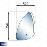 آینه بک لایت تلفیقی مقرنس دفرمه 75*50 تک تاچ - Image 2
