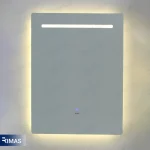آینه بک لایت آسو مستطیل 45*60 حرکتی - Image 3