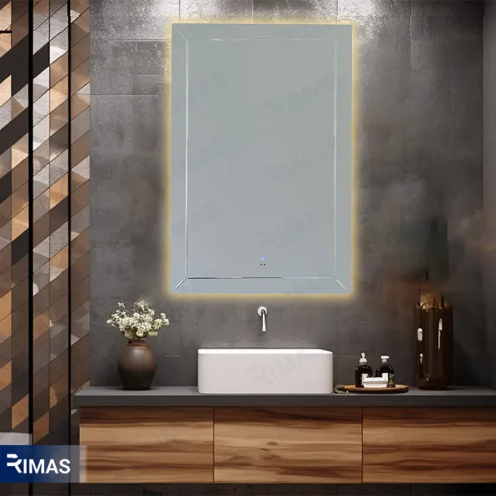 آینه بک لایت دلین مستطیل 60*90 حرکتی - Image 4