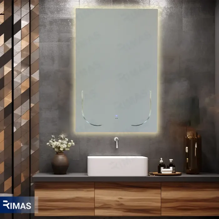 آینه بک لایت لارا مستطیل 100*90 حرکتی - Image 3