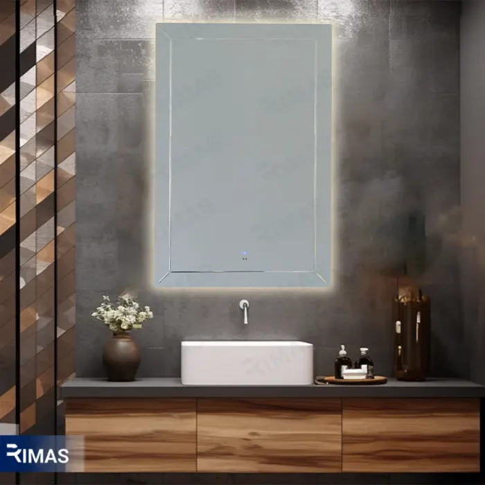 آینه بک لایت دلین مستطیل 60*90 حرکتی - Image 3