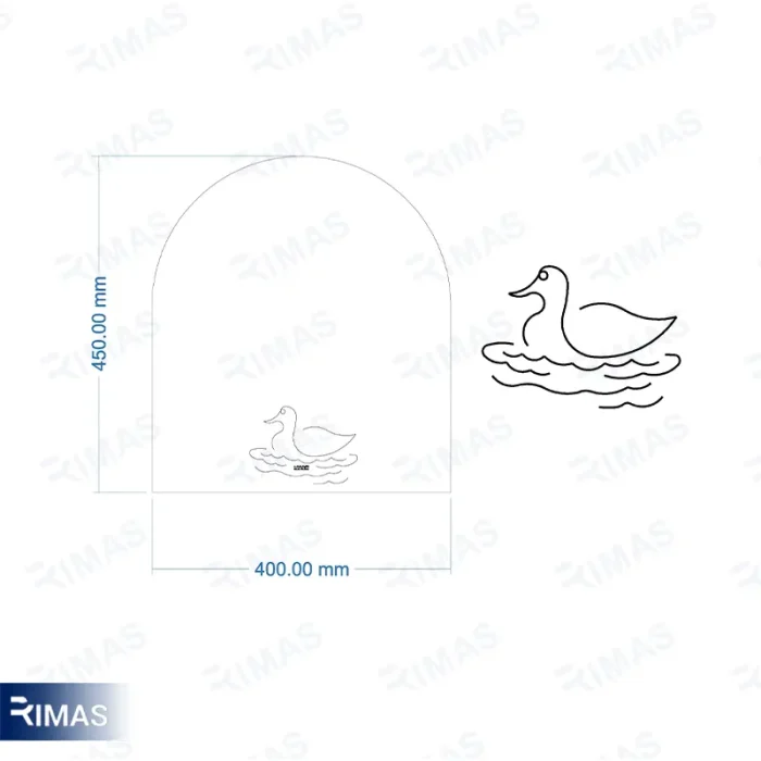 آینه مدیوم مدل A05 - Image 3